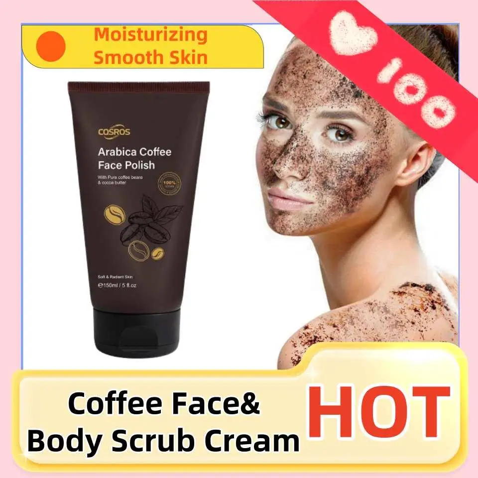 Coffee Body Scrub Cream Exfoliators Cream Facial Dead For Whitening Moisturizing&Smooth Skin Care