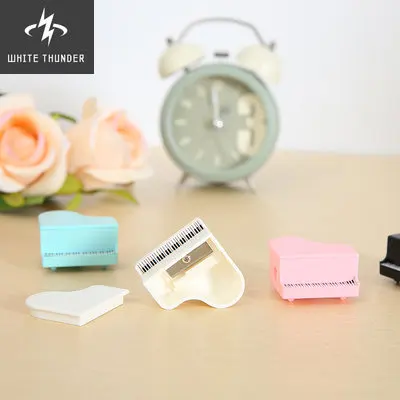 Creative Grand Piano Shape Pencil Sharpener Music Student Keyboard Instrument Pencil Sharpeners Gift School Office Stationery