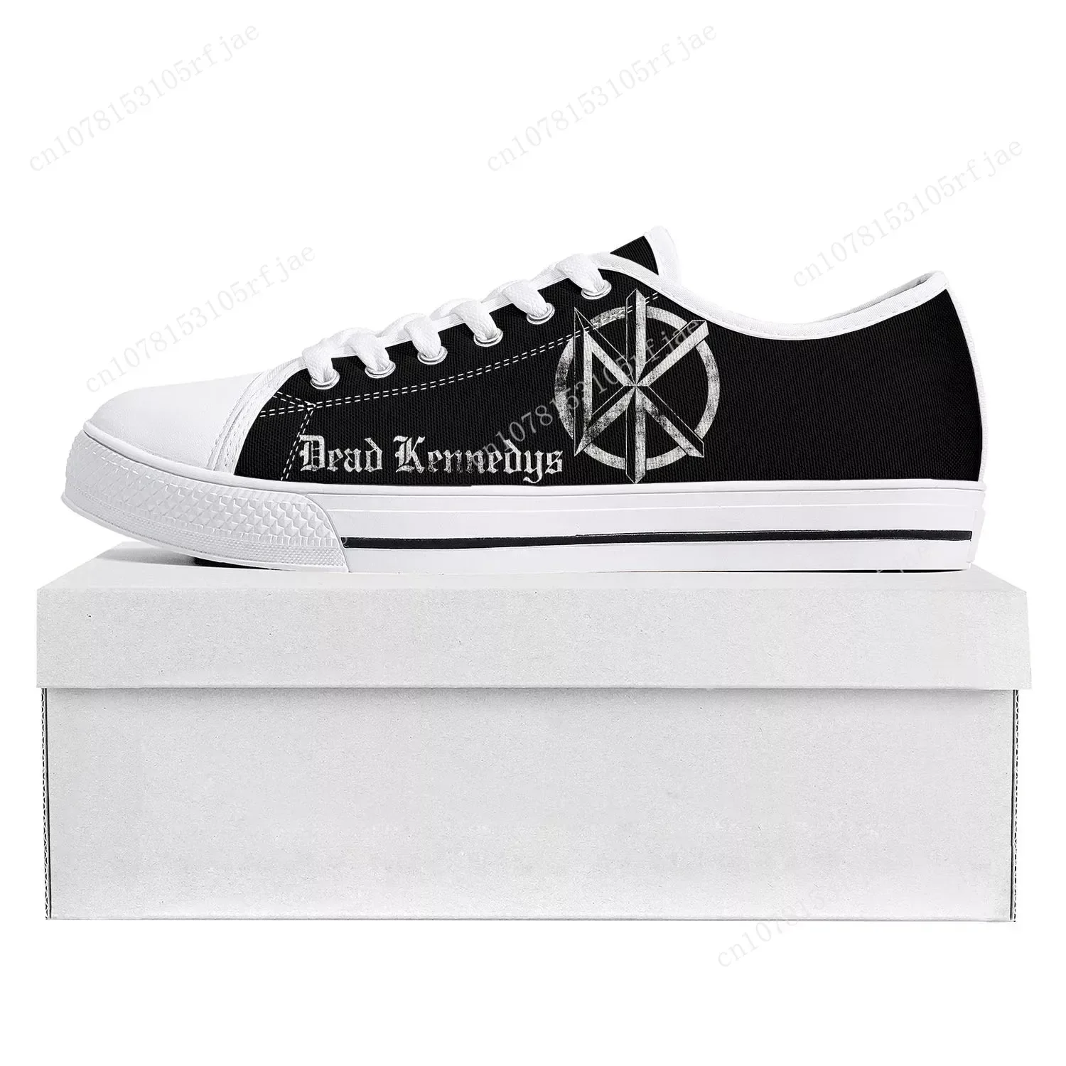 Dead Rock Band Kennedys Low Top High Quality Sneakers Mens Womens Teenager Canvas Sneaker Red Casual Couple Shoes Custom Shoe