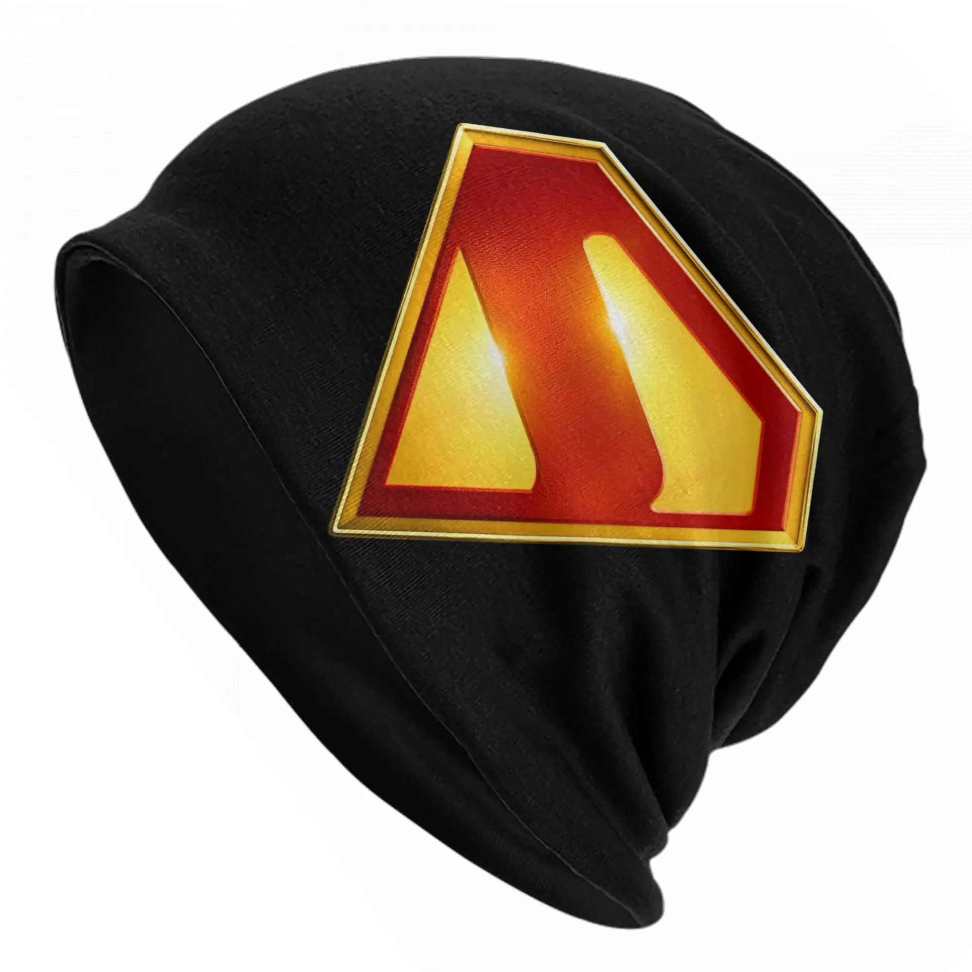 Gorro Moderno con Emblema Brillante en Forma de S de Superman, Gorro Unisex de Moda para Exteriores, Gorro Tipo Beanie, Gorro de Primavera Cálido de Doble Uso