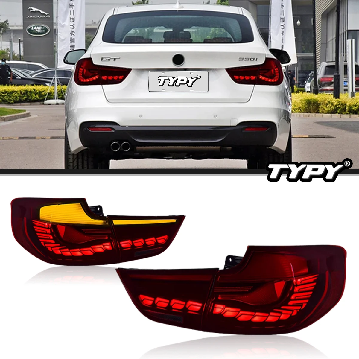 

TYPY Car Tail Lights For BMW 3 Series GT F34 2013-2020 LED Car Tail Lamps Daytime Running Lights Dynamic Turn Signals