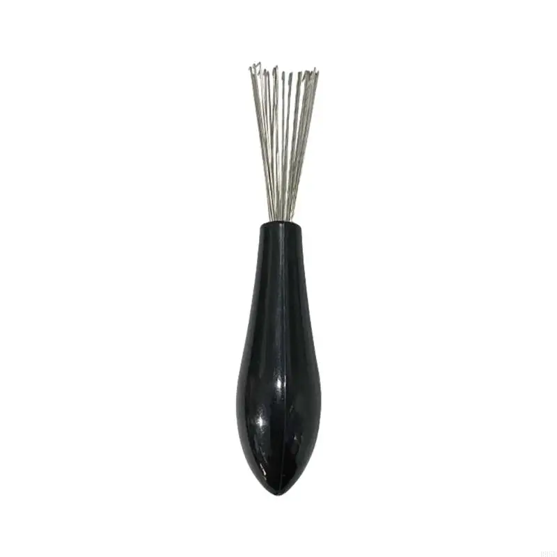 Du lịch Du lịch Comb Cleaner Công cụ dễ dàng loại bỏ tóc và bụi khỏi bàn chải tóc B95B