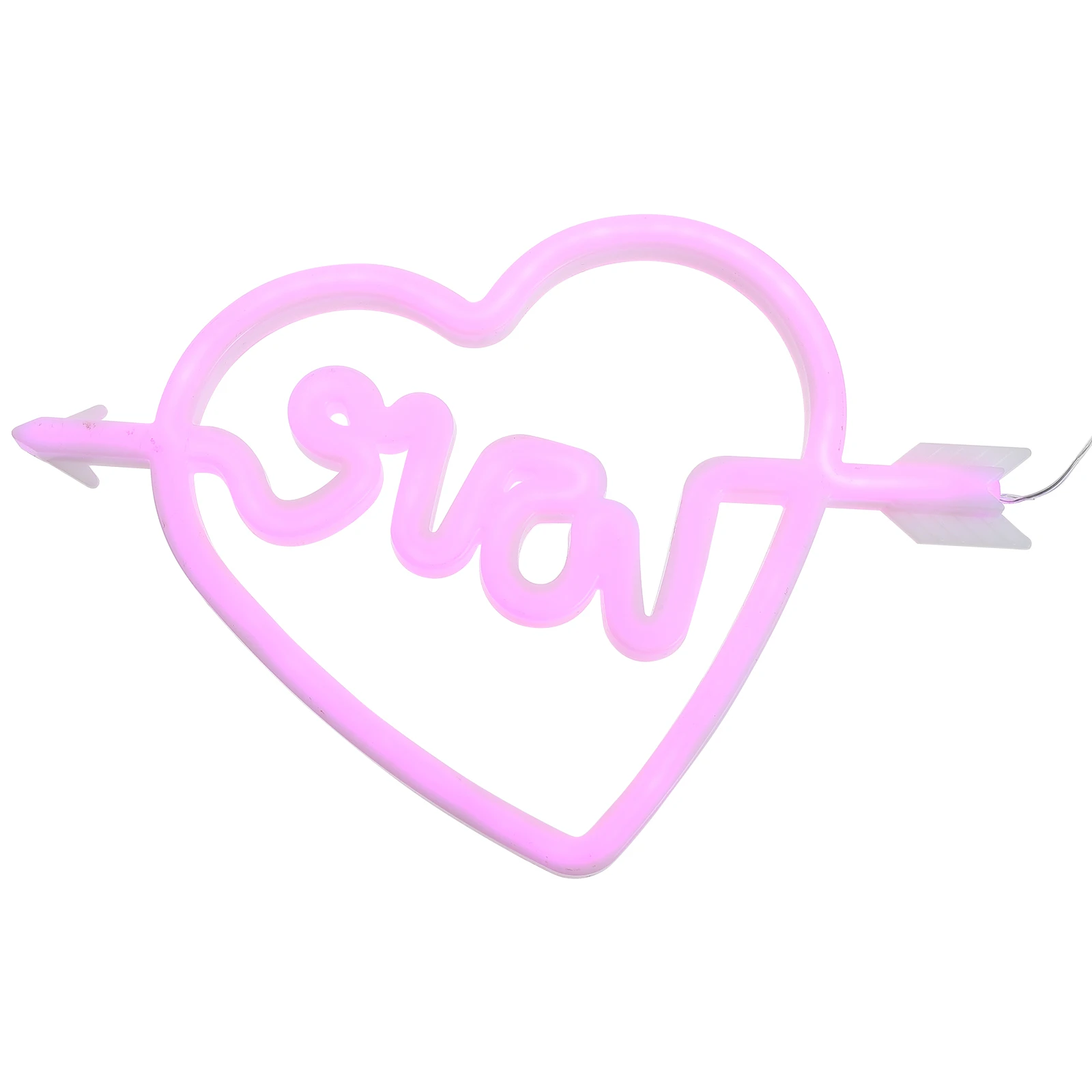 

Heart Shape Light Sign Unique Pink Bedroom Neon Light Lamp Tabletop Valentine Atmosphere LED Decor Lamp Stage Lighting
