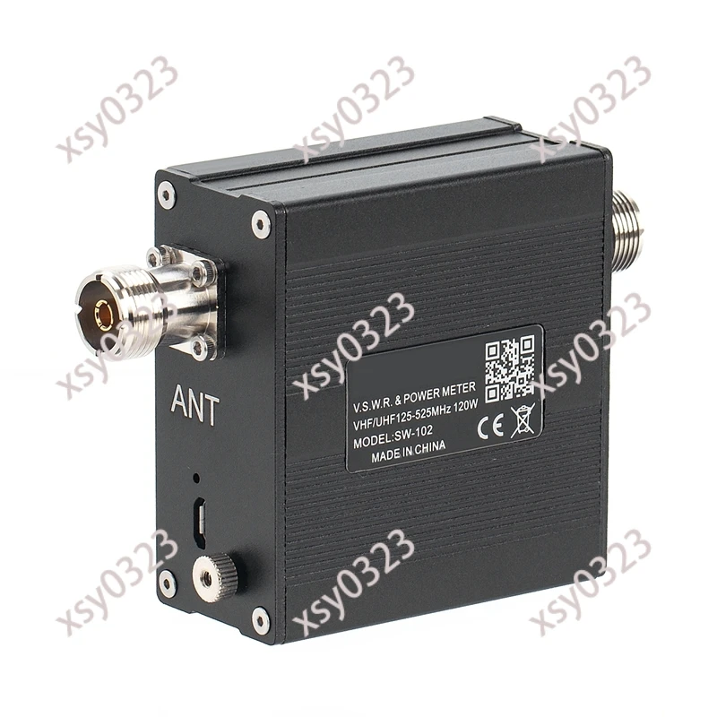 SW-102 Two-Way Radio SWR Meter, 125-520MHz VHF UHF Digital Power Monitor Y67A, US Plug