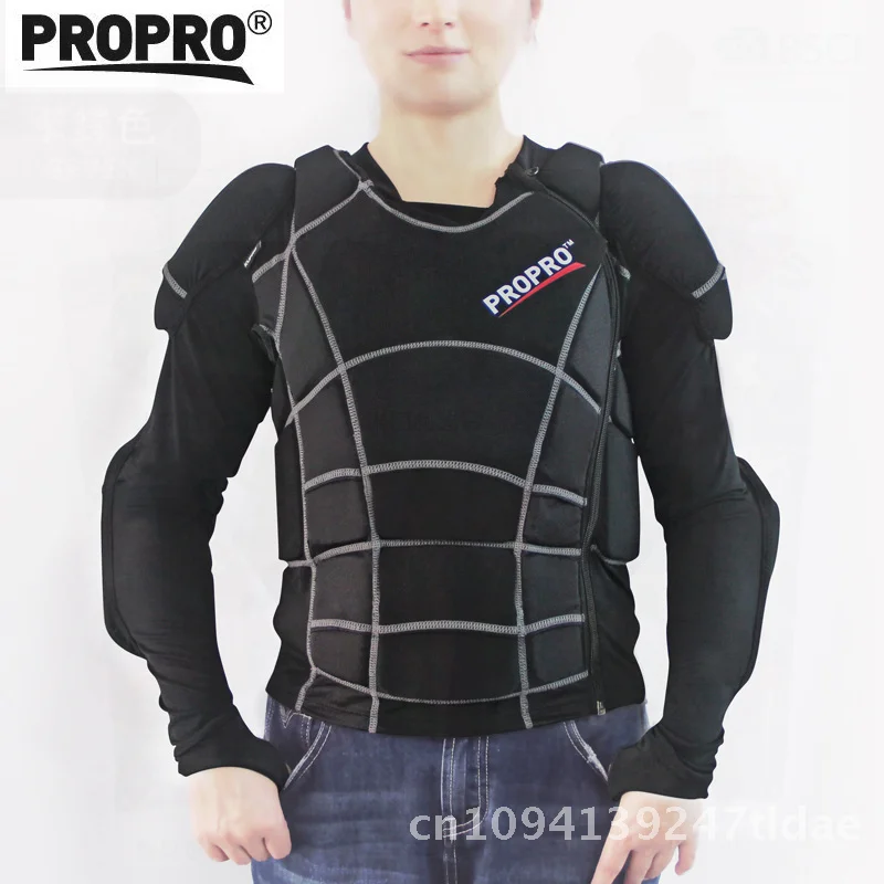 

PROPRO Multifunctional Armor Ski Riding Roller Skate Protective Gear Anti-Fall Cushioning EVA Foam Black for Men & Women Single