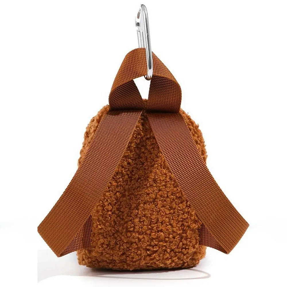 

Pendant Plush Coin Purse Keychain Lamb Cute Small Makeup Bag Large Capacity Jewelry Packing Bag Mini Backpack Students