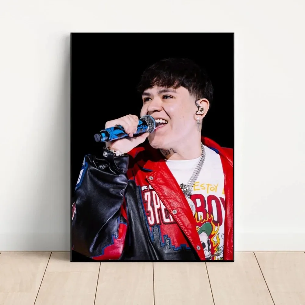 J-Junior H Sad Boyz  Poster Fancy Wall Sticker for Living Room Bar Vintage Decorative Painting Middle