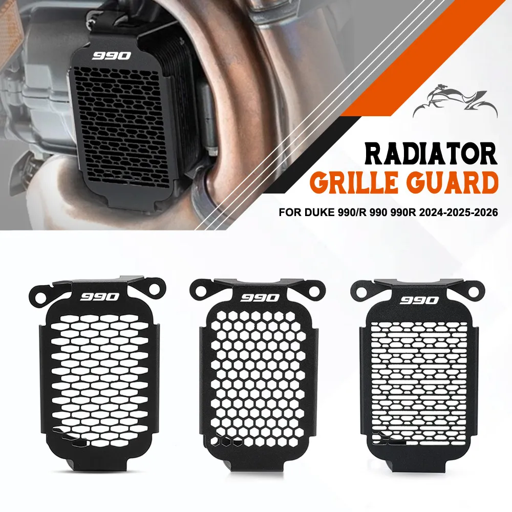 

2026 Motorcycle Accessories For Duke 990/R 990 990R 2024-2025 Radiator Grille Cover Guard Protection Protetor Water tank network