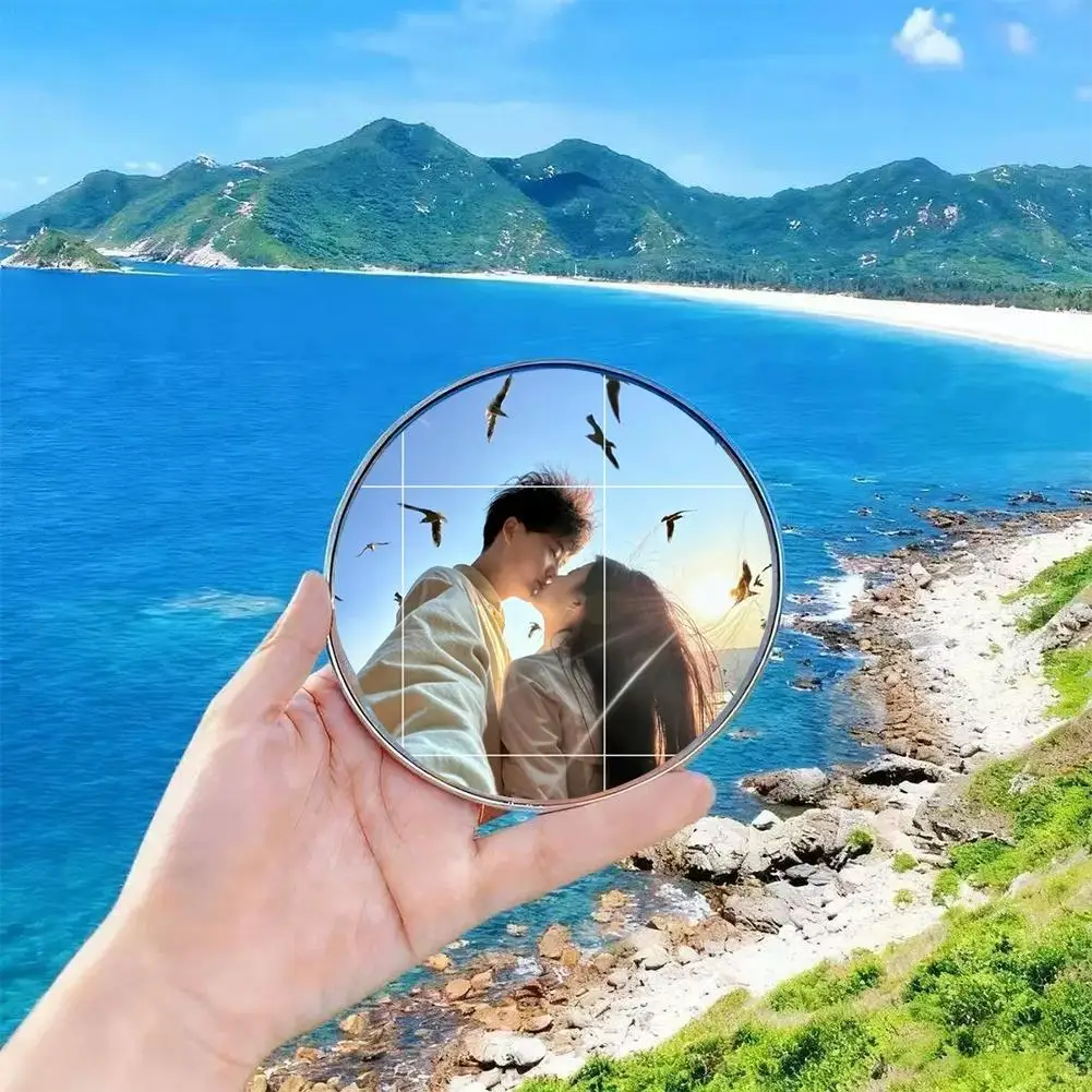 1 pçs take-away maquiagem retoque espelho convexo curvo convexo segurança curvado grande angular espelhos de estrada espelho convexo