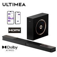ULTIMEA Skywave F30 Soundbar 3.1.2ch 300W Dolby Atmos Soundbar, with 5.25'' Wired Subwoofer, Home Theater for TV, APP Control