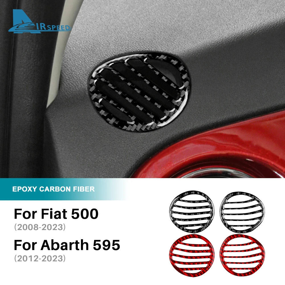 Real Soft Carbon Fiber For Fiat 500 2008 2009 2010 2011 Abarth 595 2012 2013 2014 2015 2016 2017 2018-2023 Abarth 695 2017-2023