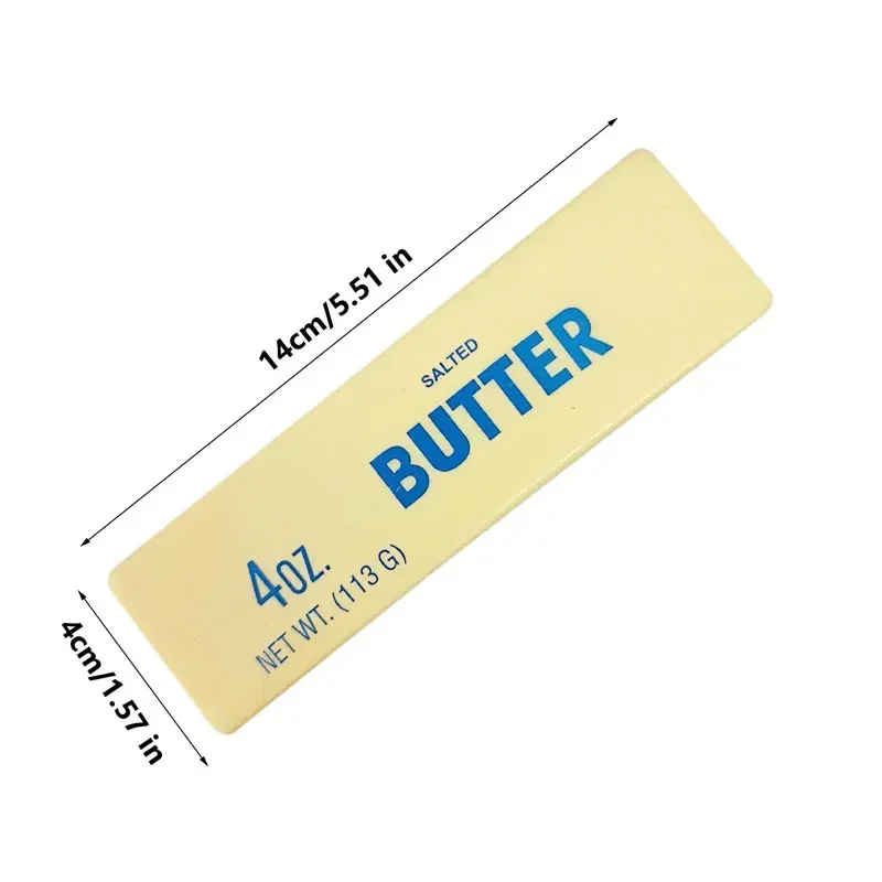 Zachte Slow Rebound Butter Stick Knijpspeeltje Realistische Boterstokken Decompressie Fidget Speelgoed