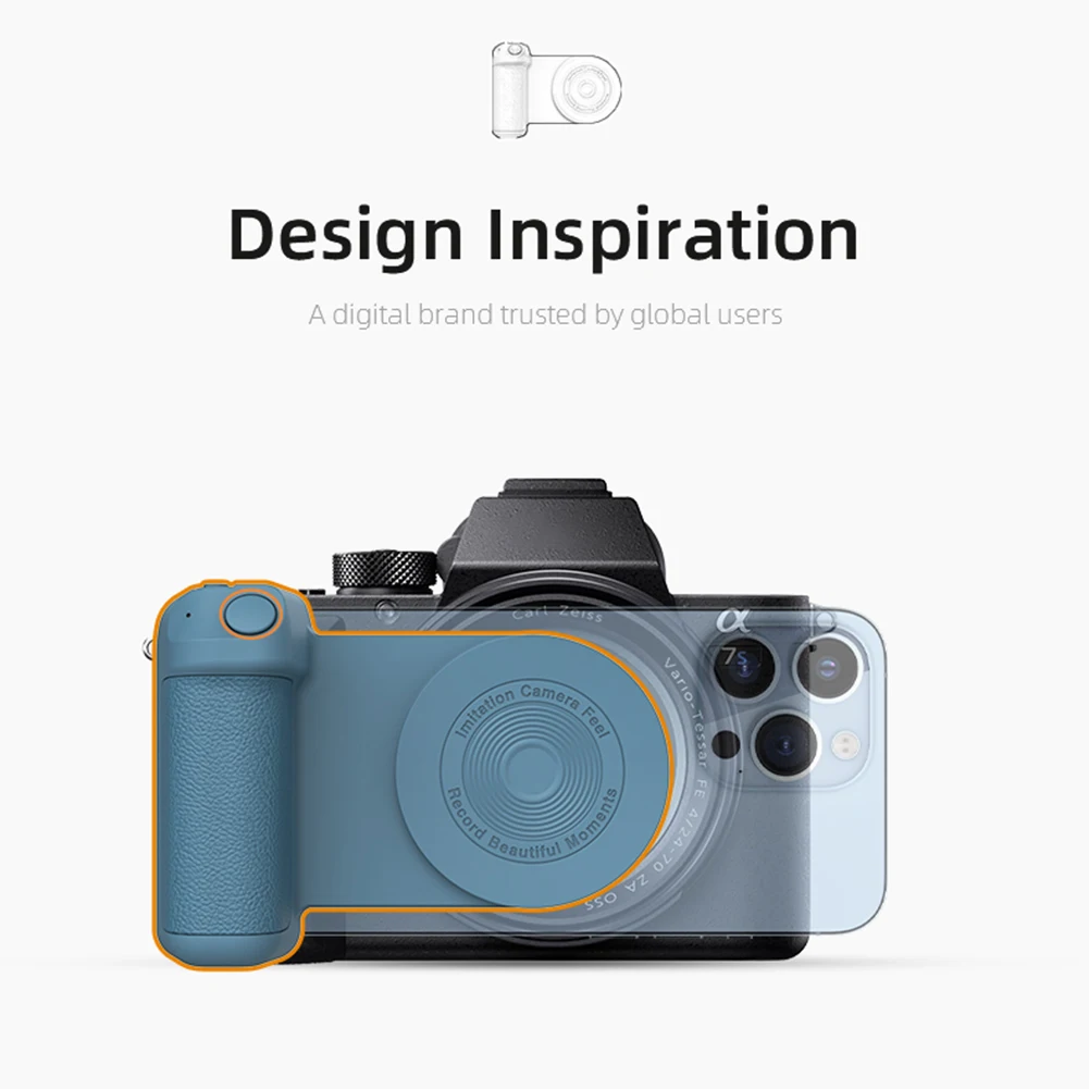 3 in 1 Camera Holder Grip Charging Multifunctional Magnetic Selfie Photo Bracket Bluetooth Remote Control Mount for Android/iOS
