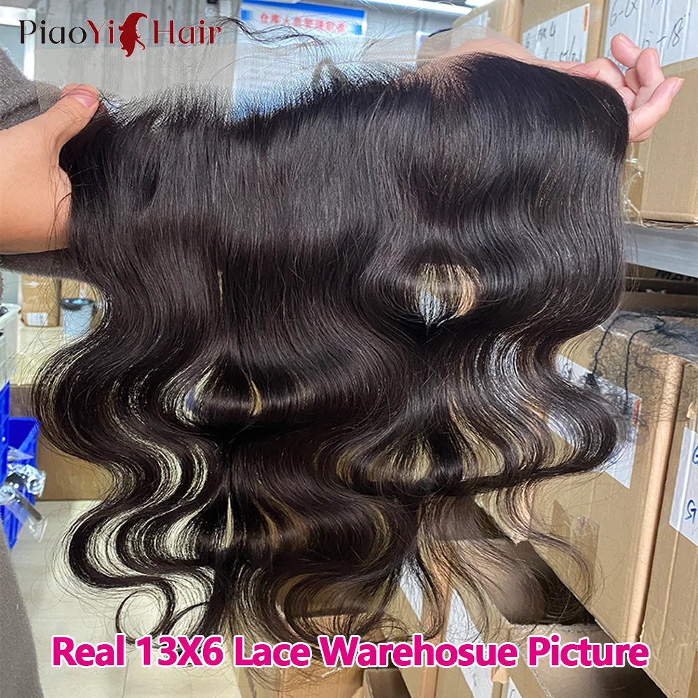 13X6 HD Lace Frontal With Body Wave Human Hair Bundles Human Hair With Closure 100% Raw Human Hair Bundles With 13X4 Frontal Closure Human Hair Extensions Top Quality 3-5 Working Days To US view 5