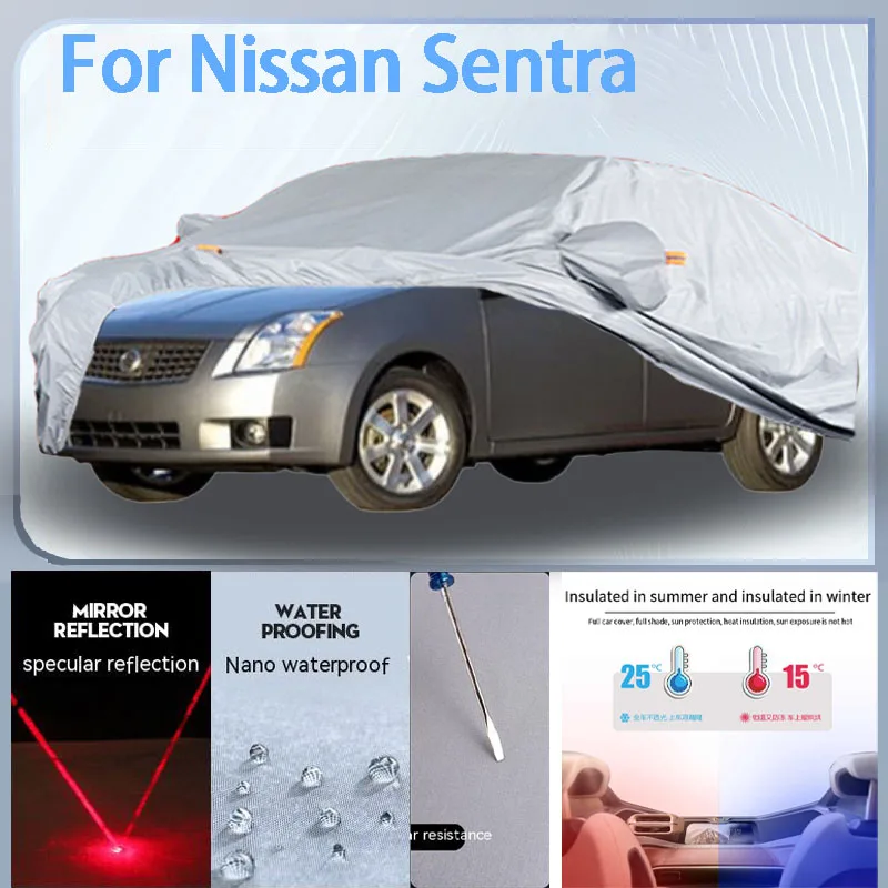 

For Nissan Sentra Full Car cover with UV protection and Winter Insulation roles,Rainproof,Snowproof Ati-frost properties.