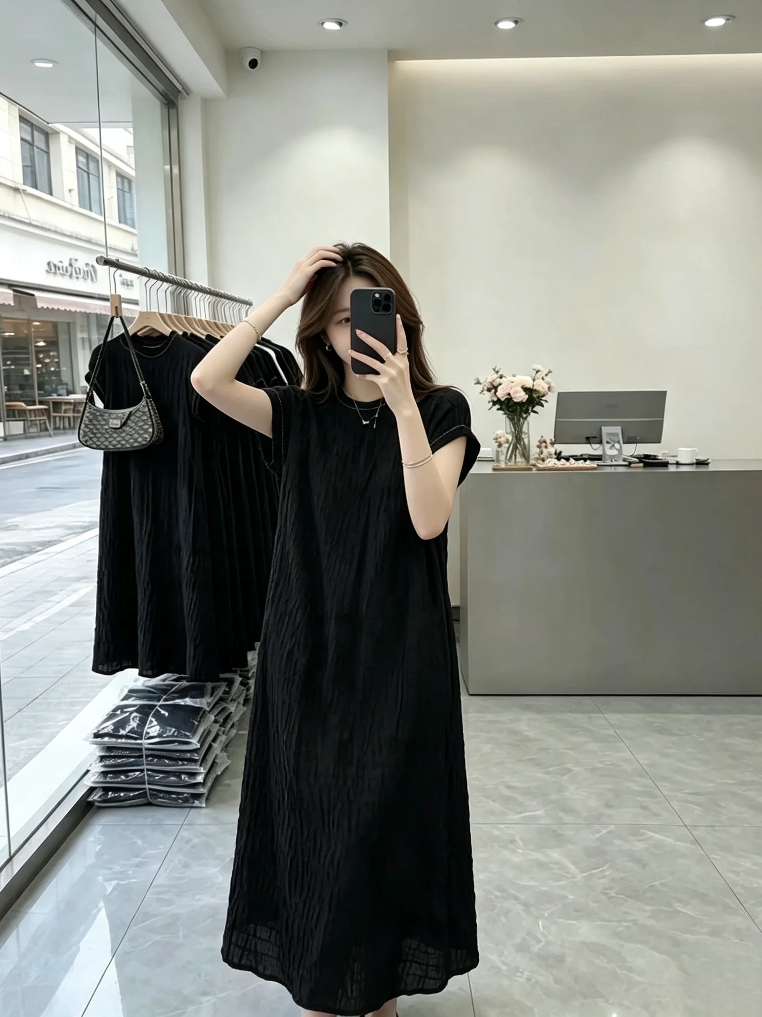 Unique Stylish Comfortable Commute Friendly Soft Style Summer New Korean Style Dress Women's Premium Quality Straight Skirt