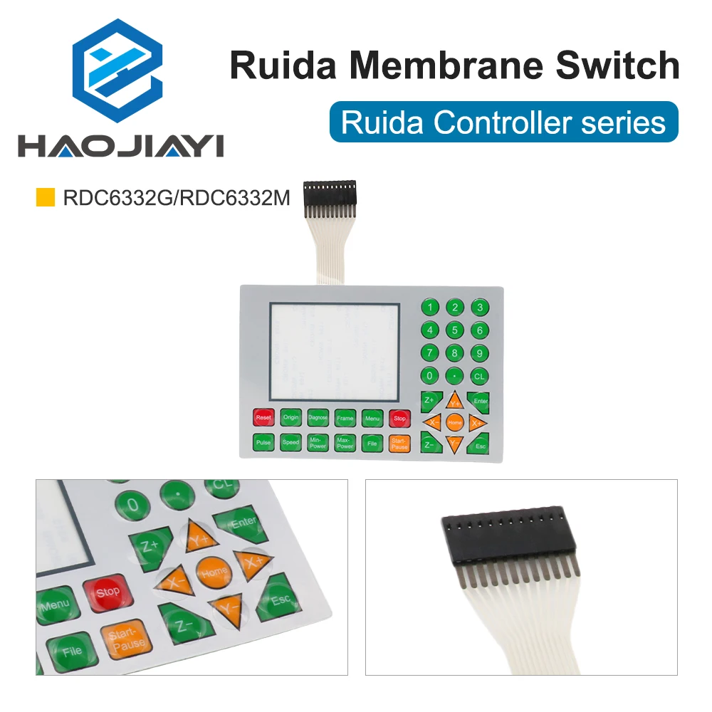 Sakelar Membran Ruida untuk RDLC320-A RDC6332G RDC6332M RDC6442S RDC6442G Masker Keyboard Film Kunci