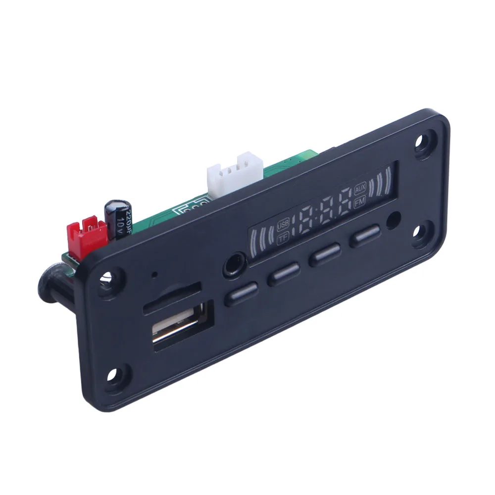 Bluetooth5.0 MP3 فك مجلس وحدة الصوت دعم وحدة راديو الصوت وظيفة التسجيل لملحقات السيارات