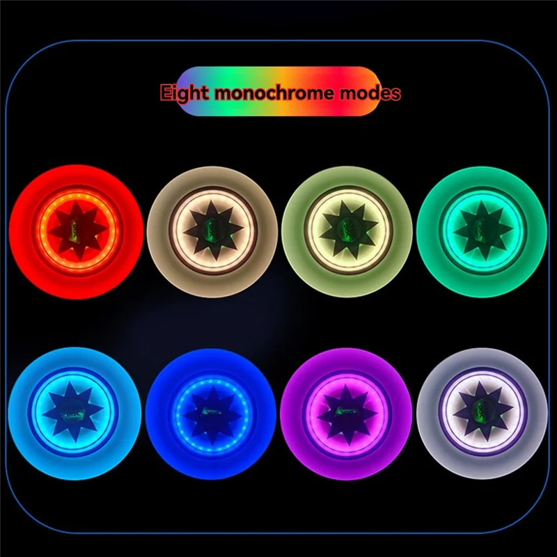 -A89Z Flying Disc Flying Disc Luminescence Outdoor Playing 175G 8 Dazzling Color Modes