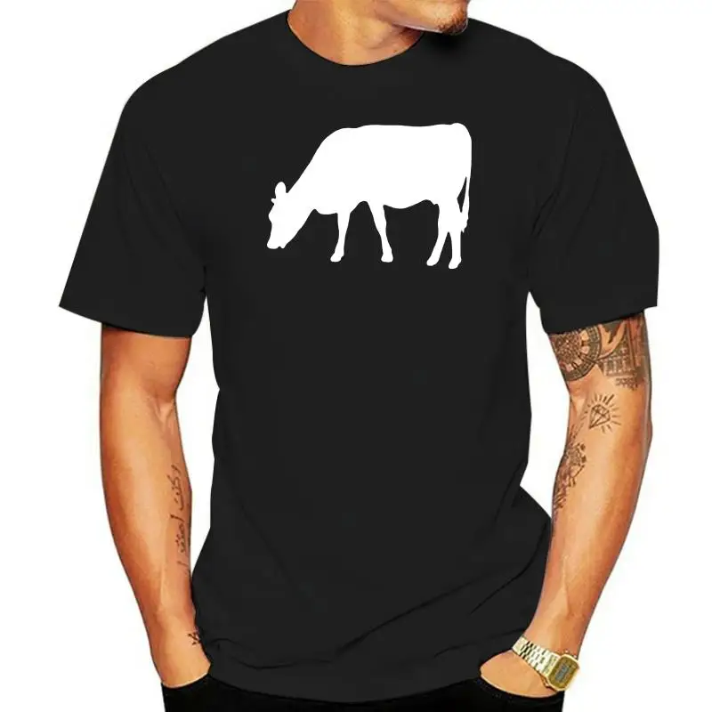 Cow-Farm-Fun Print T Shirt Motif Design Hip-Hop Tee Shirt