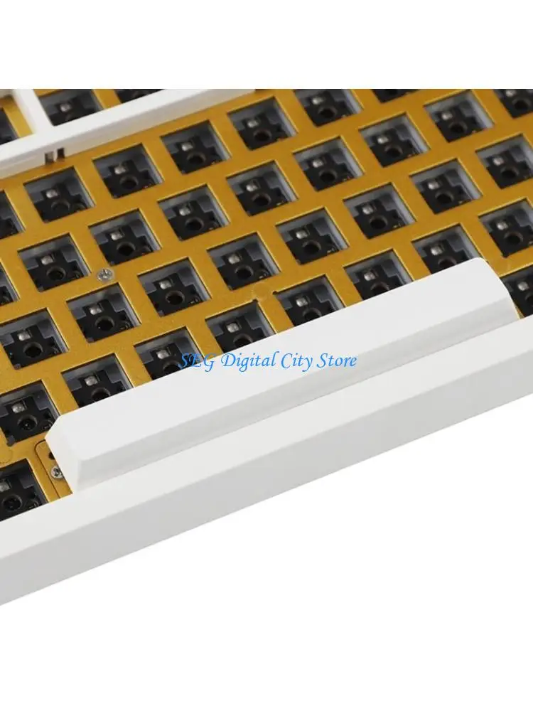 

U75B DIY White PBT Keycaps Spacebar Keycap for Gaming Mechanical Keyboards Cherry Profile Durability PBT Keycaps Replacement