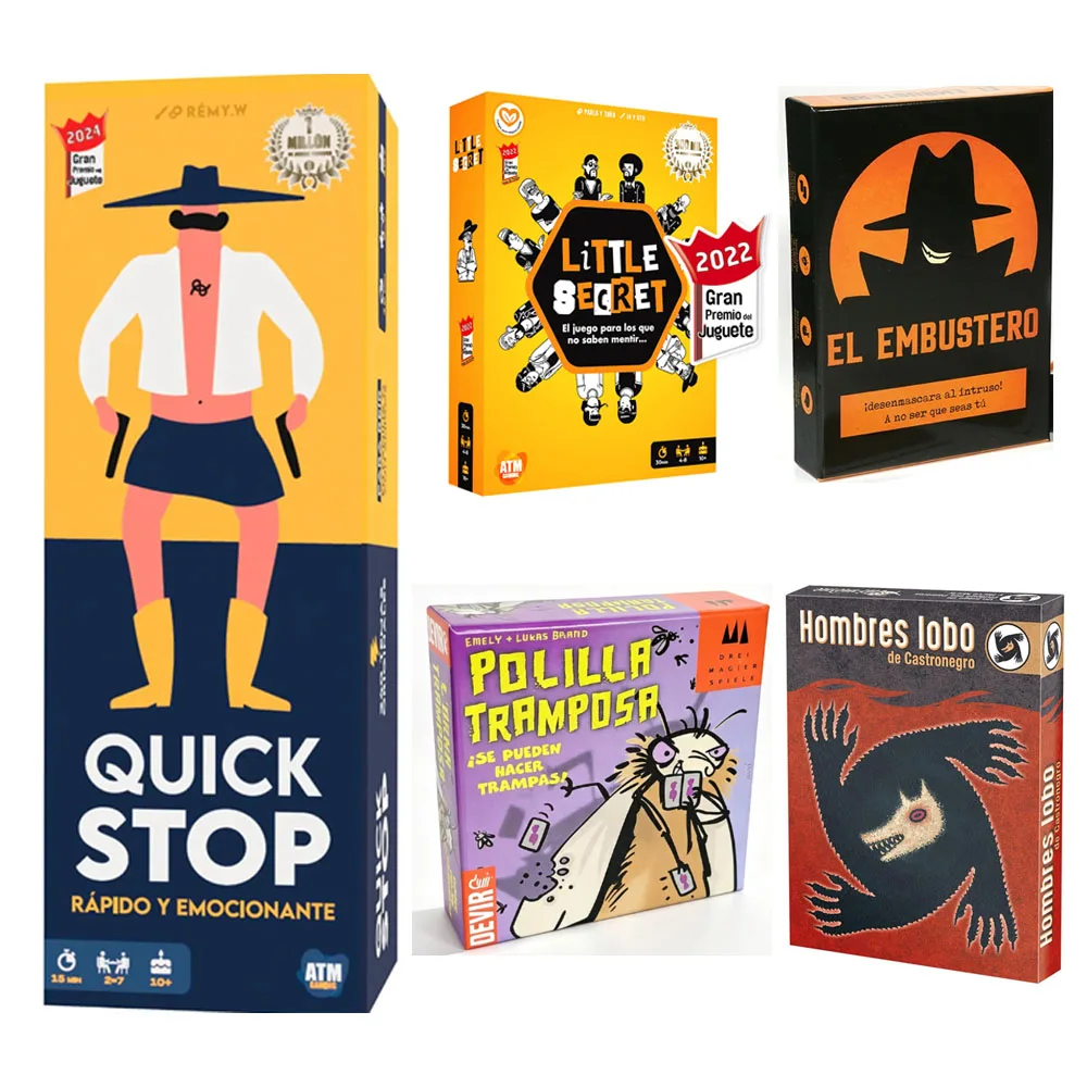 El Embustero, Juego de Cartas Divertido en Español para Fiestas, Amigos, Desmascaran al Impostor, Juego de Estrategia y Asociación Creativa de Palabras