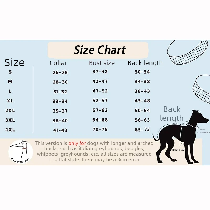 Abrigo verano impermeable ajustable para Galgos y Whippets grandes - imagen 4
