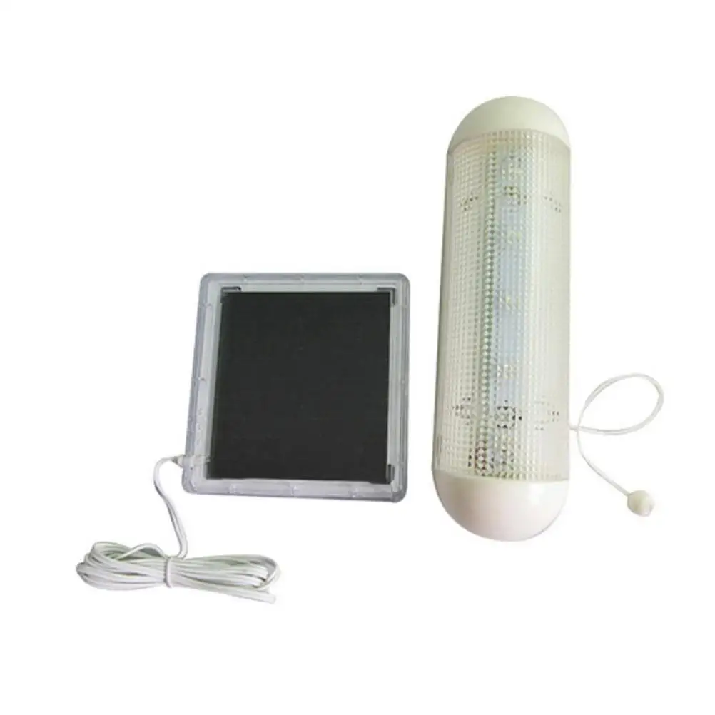 5 LED Fishing Tent Light Lantern Solar Power Flashlight Emergency Portable Lamp