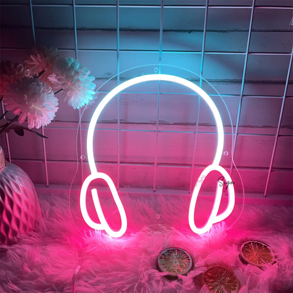 Music LED Neon Signs for Party Bar Studio Neon Lights Glowing Signs LED Night Lights DJ Wall Decor Bar Party Neon Lamps
