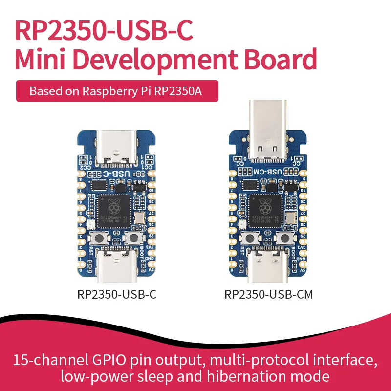 placa-de-desenvolvimento-de-microcontrolador-rp2350-usb-c-baseada-no-raspberry-pi-rp2350a-dual-core-e-dual-architecture