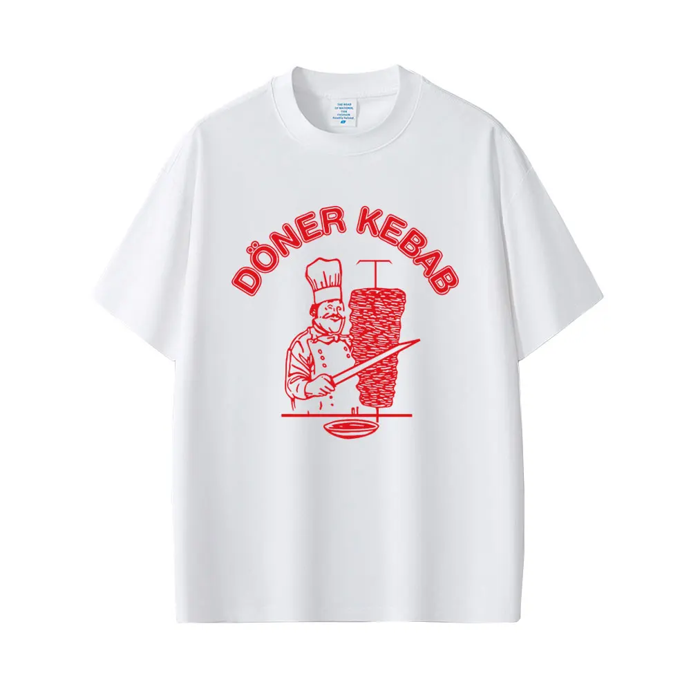New Funny Men Women Casual Oversized Tshirt Eat The Rich Doner D%C3%B6ner Kebab Karl Marx Socialist Hasan Piker Graphic T-shirts - view 3