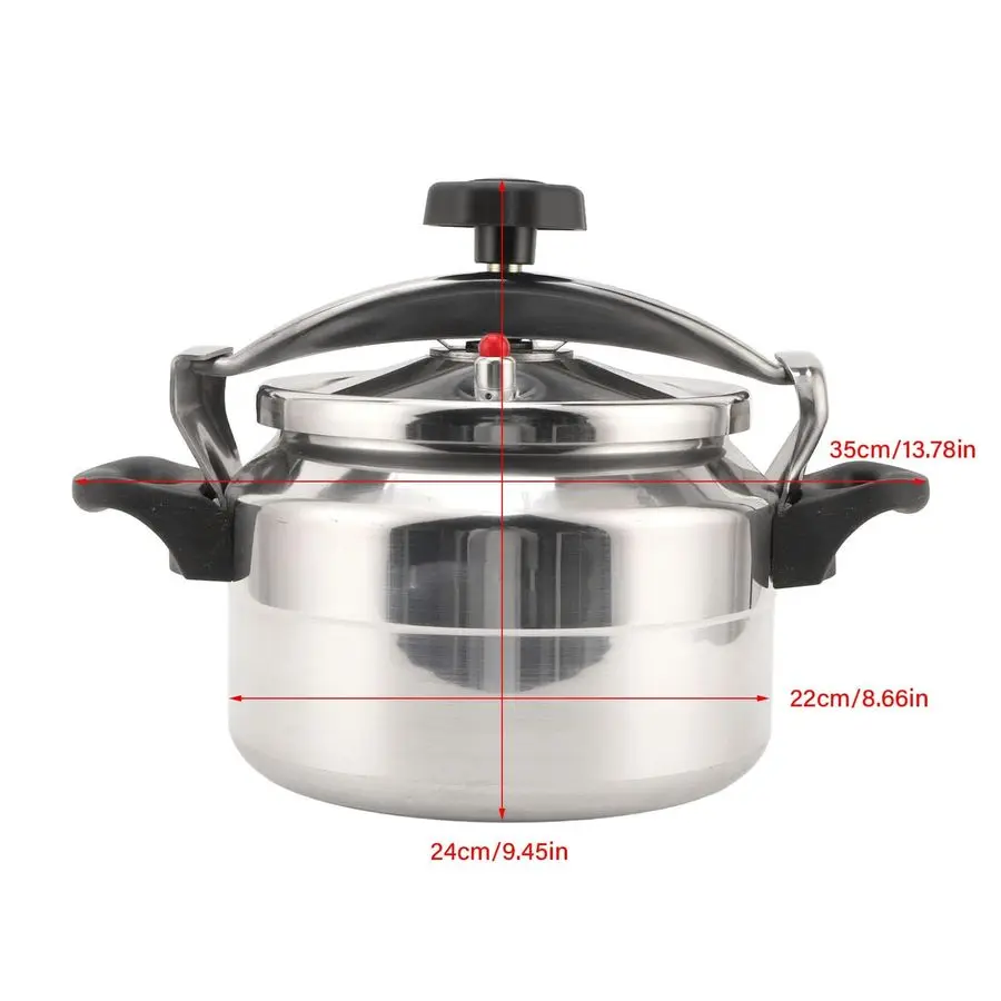 

Pressure Cooker, 3L 4L 5L Large Capacity Pressure Cooker for Gas Stove, Explosion Proof Pressure Canner with Easy Lock Lid, Fast