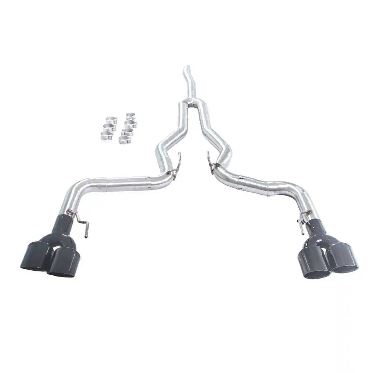 

Выхлоп GFC/подходит для Ford Mustang 2.3T Catback 2015 года, 3-дюймовая полностью прямая труба, выхлоп из нержавеющей стали, 114 наконечника