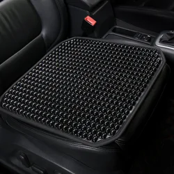Universal Summer Car Seat Cool Cushion PVC Beaded Massage Automobile Chair Cover With Soft Waist Mat Breathable Durable 1PCS