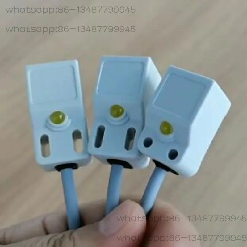 

2 шт. квадратных индуктивных датчиков приближения, металлические, водонепроницаемые и маслостойкие, NPN/PNP, трехпроводной выход постоянного тока, расстояние обнаружения 4 мм