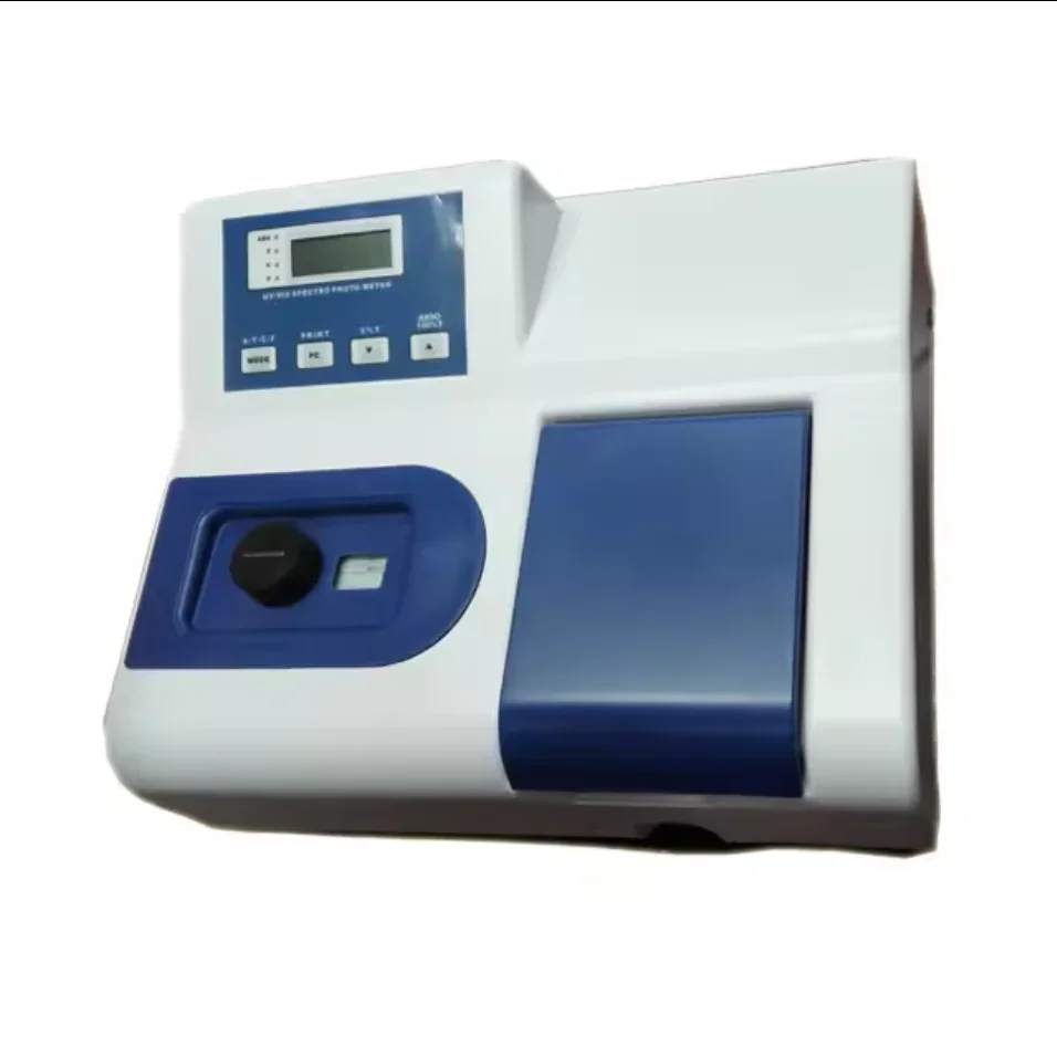 UV1100 Vis Spectrophotometer UV-Vis Instrument with Microcomputer Electric Automatic Adjustment for Analytical Chemistry Lab Use