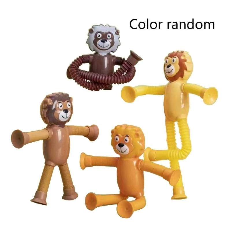 ポッピングチューブ ストレッチ感覚玩具 ストレッチ楽しい幼児向け細かい運動能力 15UB