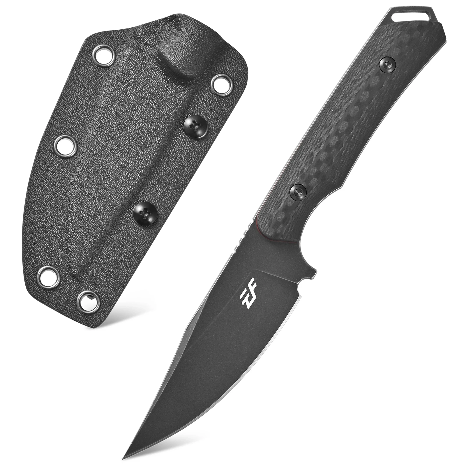 

Eafengrow EF168 Fixed Blade Knife AUS-10 Steel Blade Micarta Handle Full Tang Small Every Day Carry Knifes for Camping Survival