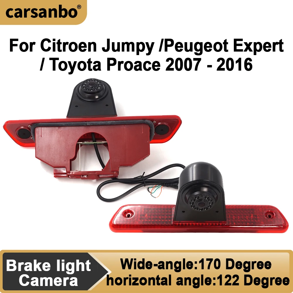 Carsnbo For Citroen Jumpy / For Peugeot Expert / For Toyota Proace 2007-2011 2012 2013 2014 2015 2016 Van Brake Light Camera