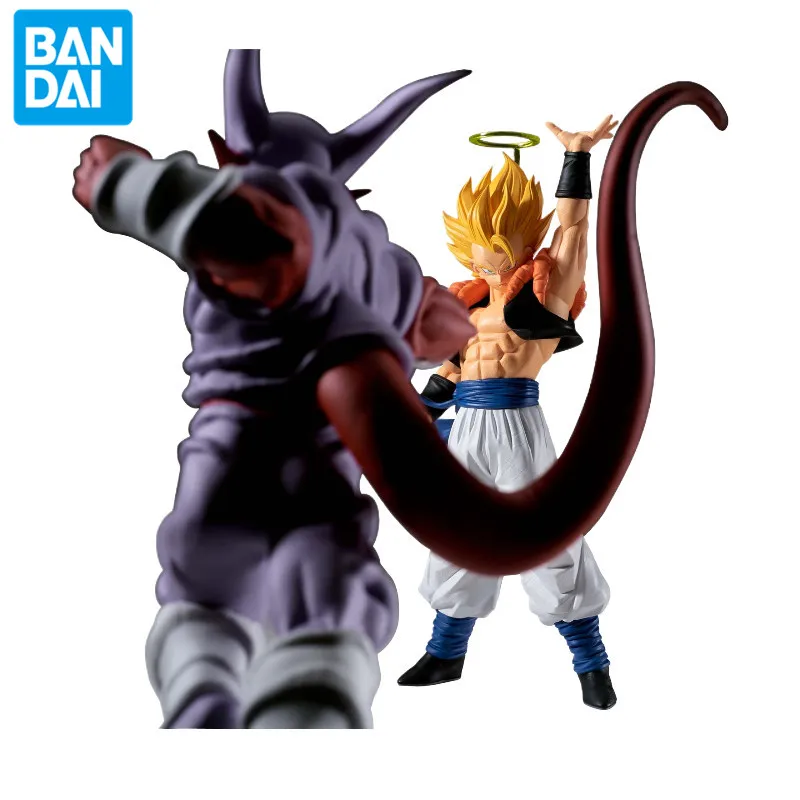 バンダイ-ドラゴンボールZアクションフィギュア,17cm PVCゴゲタ超サイヤ人アクションフィギュア,バトルシーン,オーナメントトイモデル,ギフトコレクション