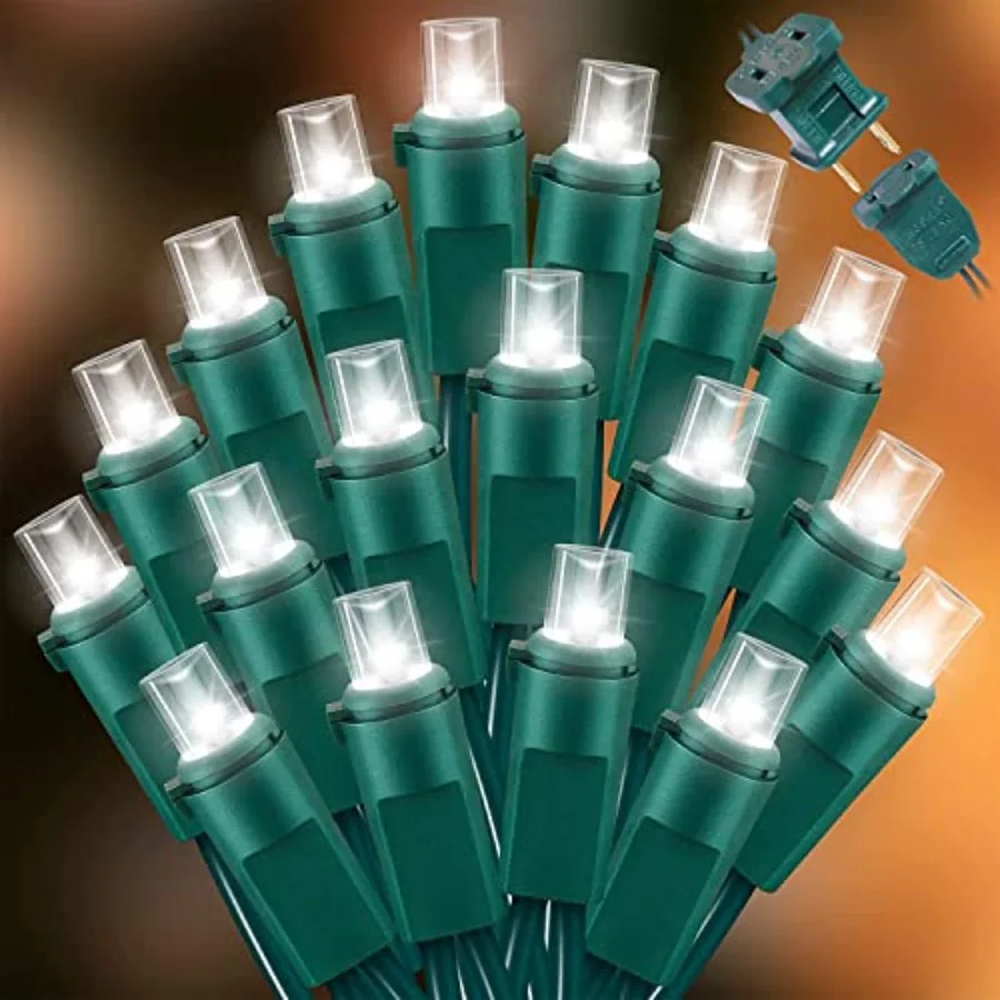 Christmas Lights Outdoor, 300 LED 64.8ft Mini String Lights for Indoor Holiday Decor, Waterproof Christmas Tree String Lights f