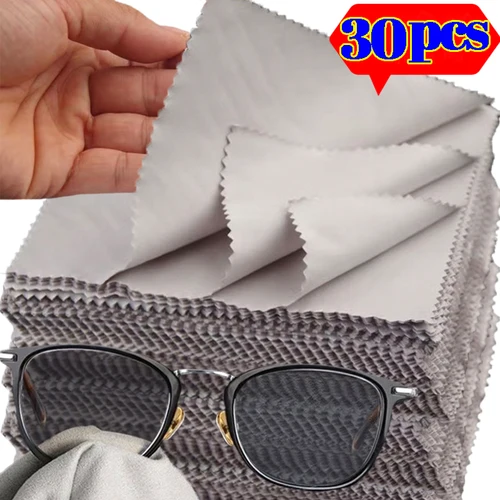 Toallitas antiniebla reutilizables, toallitas de limpieza para gafas, máscara facial, gafas, casco, lente de cámara, espejos, gafas de natación, 3-30 Uds.