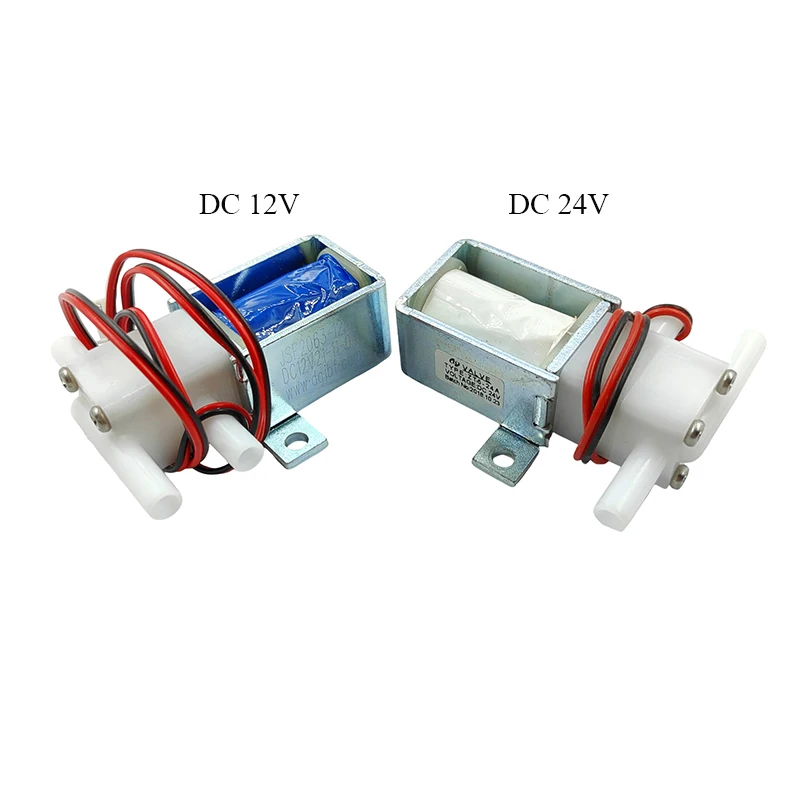 DC12V/24V Solenoid Valve 2-Position 3-Way N/C N/O Micro Air Water Flow Control Valve DIY Dispenser Tea Coffee Machine