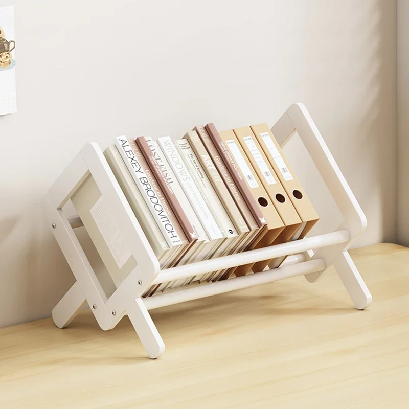 

Современный Настольный книжный шкаф, деревянный дисплей, белая книжная полка, современный стол