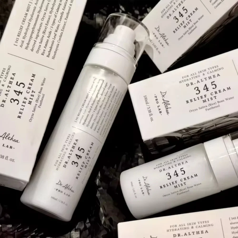 Dr.Althea 345 Relief Cream Mist Antioxidant Pore Minimizing Lightweight Lasting Hydrating Smoothing Essence Refreshing NonGreasy