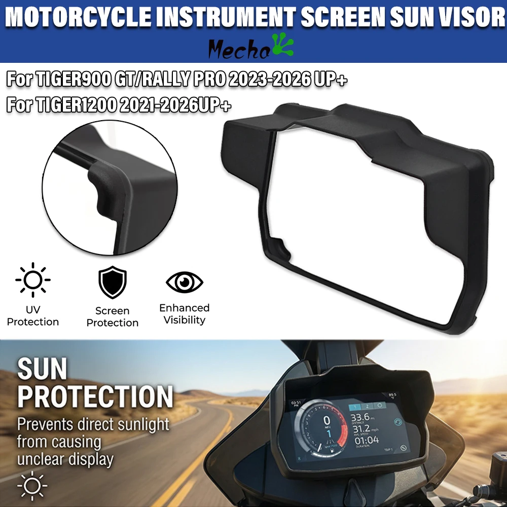 For TIGER900 GT/RALLY POR 2023-2026 TIGER1200 2021-2026 Tiger 900 1200 Motorcycle Instrument Protection Sunshade Guard