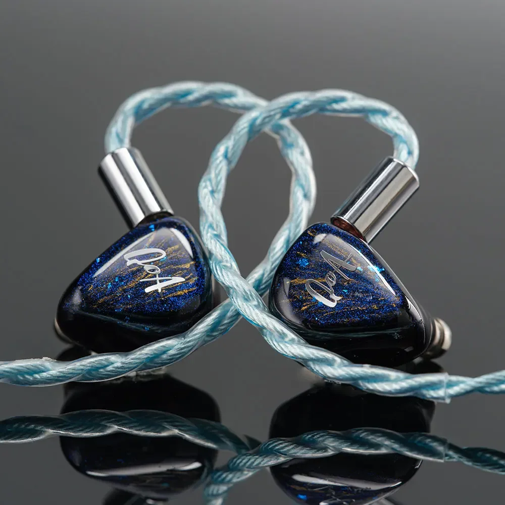 New Arrival QoA Cloud Scape Headphone 1 Dynamic + 1 Planar In Ear Earphone 3.5mm 4.4mm Plug Earbuds