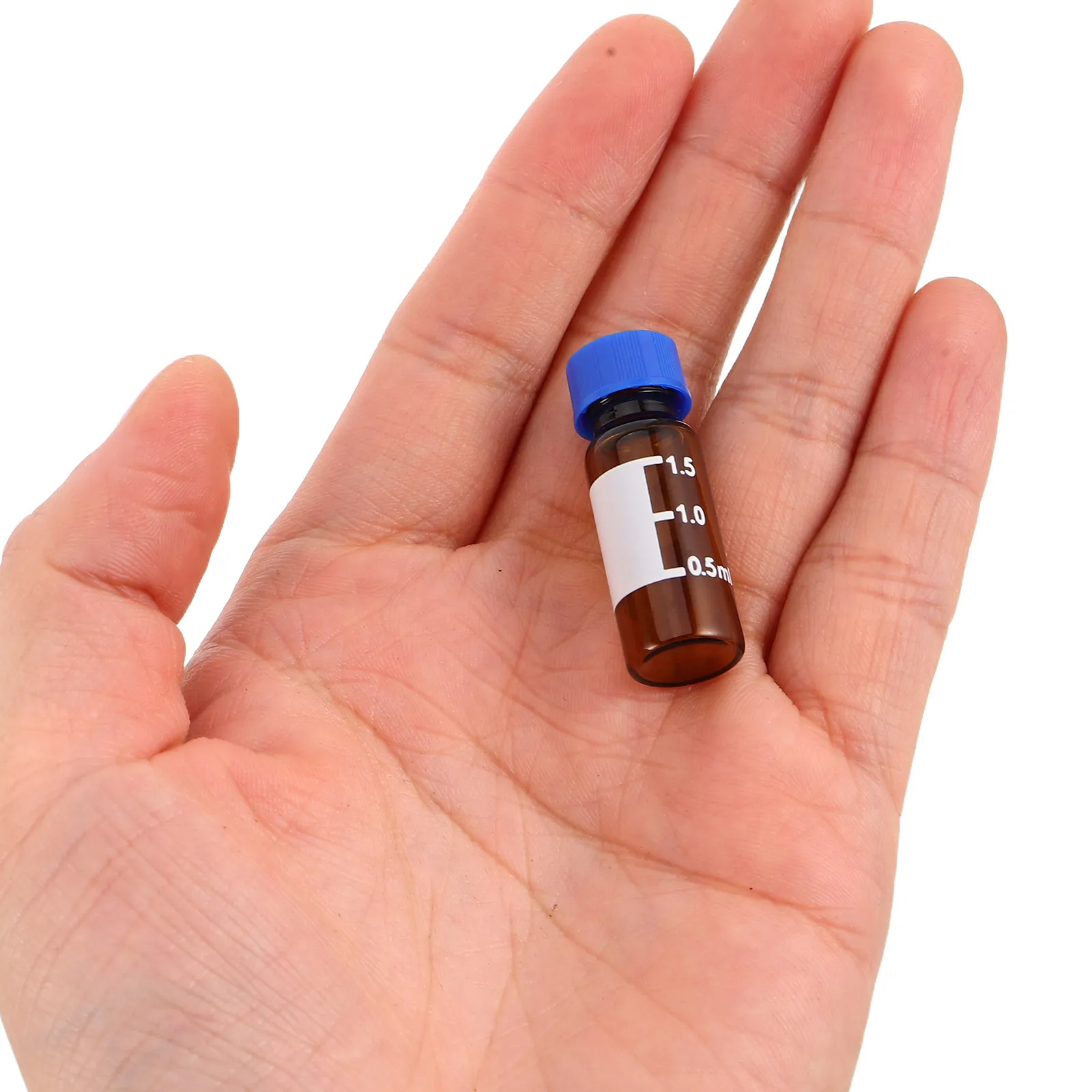 

100 шт. термостойких флаконов для автосемплеров с завинчивающейся крышкой, 1,5 мл, 2 мл, для хроматографии, герметичные, стеклянные, для лабораторных образцов