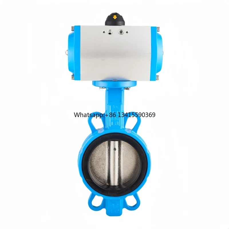 

DN80 GT Type Pneumatic Butterfly Valve Wafer Type High Temperature Resistant Soft Seal EPDM Regulating Cut-Off Butterfly Valve