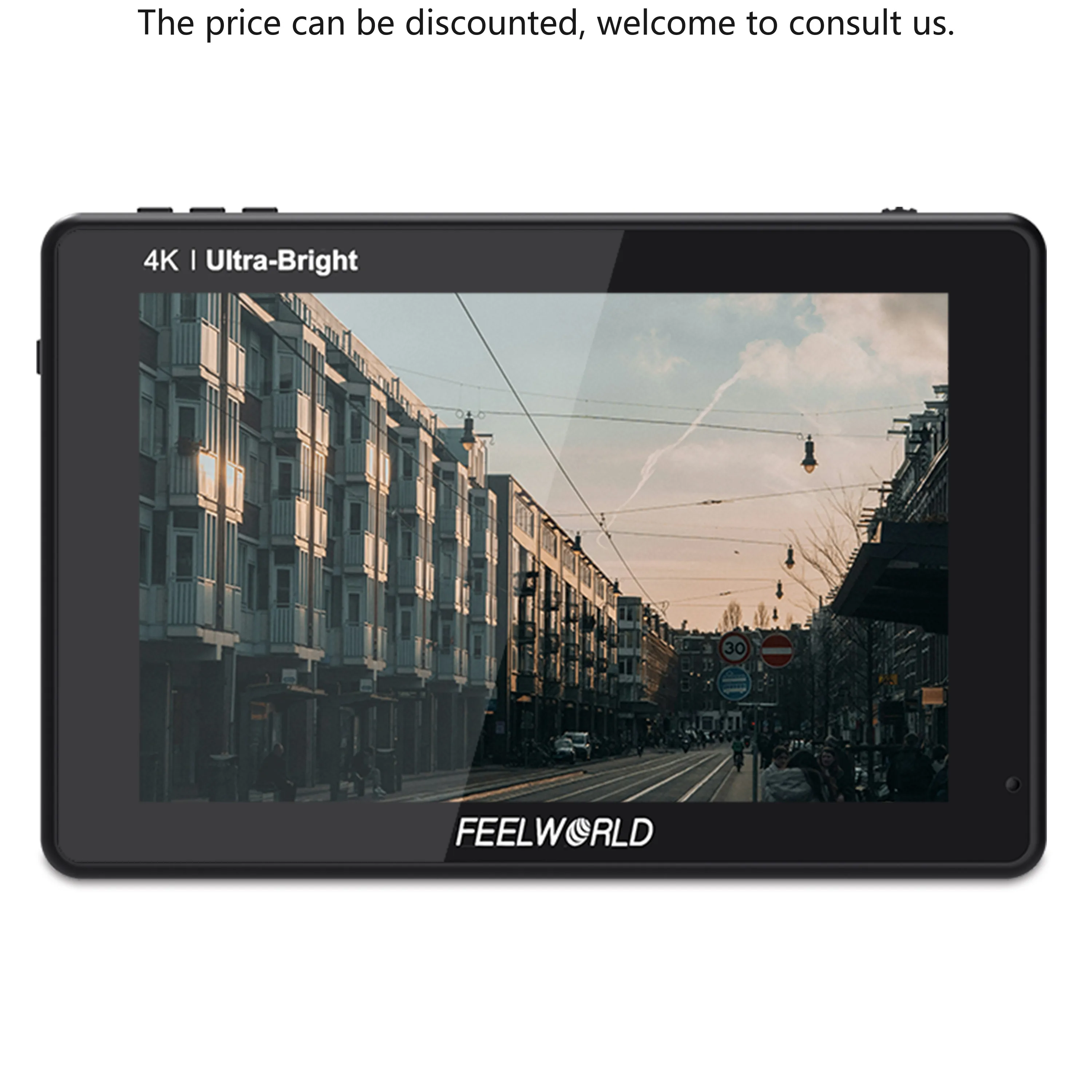 

FEELWORLD LUT7S PRO OEM Camera Monitor 7" 2200nits Touch Screen Power Kit 4K HDMI Input/Output Factory Wholesale For DSLR Field